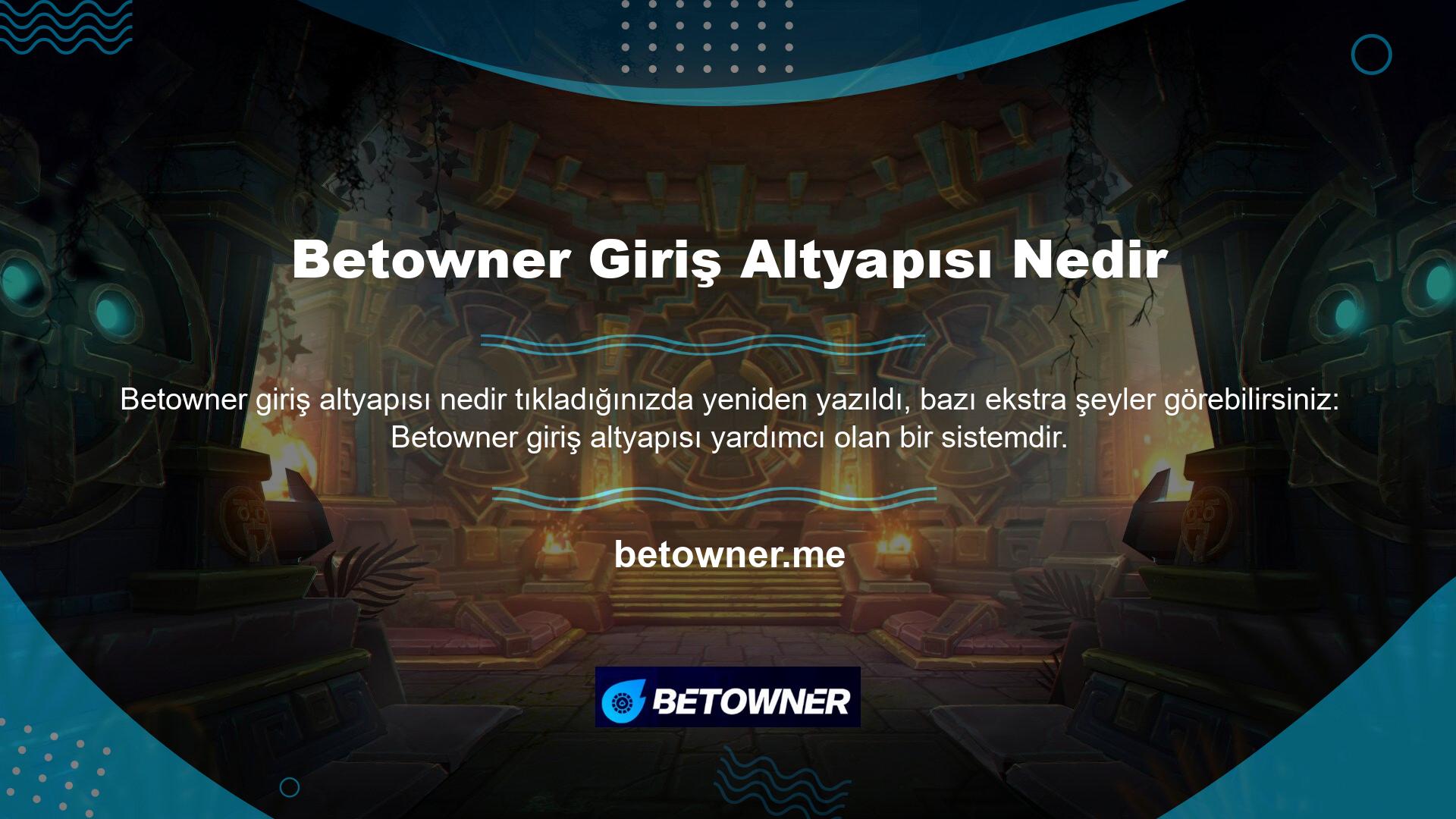 Casino içeriğini yapan şirket burada gösterilmektedir